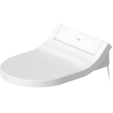 Duravit Shower-Toilet Seat for ME, Starck 2, Starck 3, Darling New, Exposed Connections, White 613000011041300