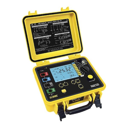Aemc Instruments EarthGroundResistanceTester, 100kiloohm 6472 kit-500ft