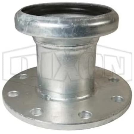 Dixon Type B Industrial Female Quick Connect Coupler, Coupling, 4 in, Quick Connect Coupler x Flange, Stee FC3144