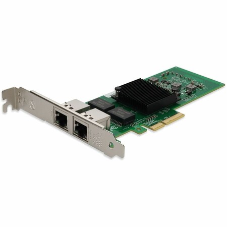 Add-On AddOn 10/100/1000Mbs Dual RJ-45 Port 100m PCIe 2.0 x4 Network Interface Card Intel 82576 Chipset ADD-PCIE-2RJ45-V2