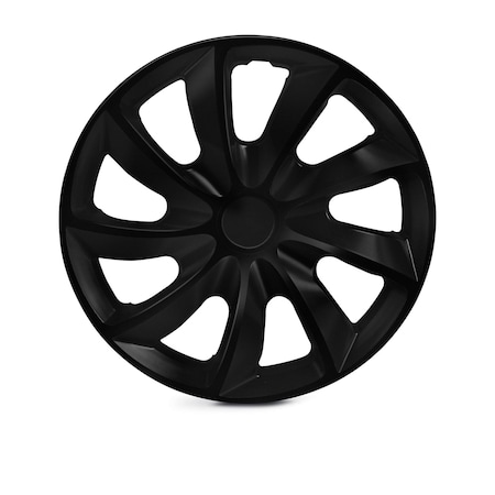 Altertrim 17 in Univ Hubcaps, Snap-On, (Blk Matte), 4PK CHB-5084-BP-17