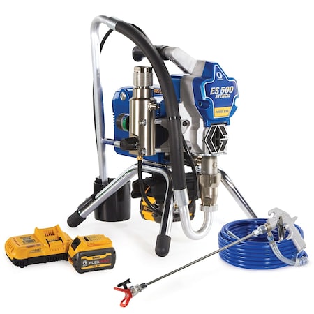 Graco Striping Gun, ES500 Batt, Airlss Stncl Rig 25U513