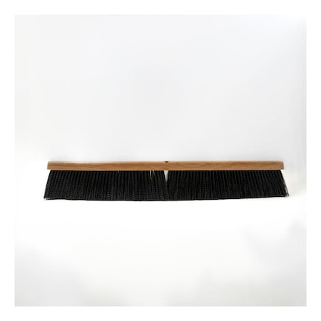 Renown 36" Polypropylene Medium Heavy Sweep Broom Center Block Black BP36
