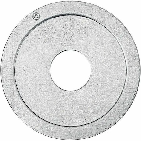 Dottie Conduit Fitting Reducing Washer, 4 in x 3-1/2 in, Steel, Zinc Plated, Red RW109