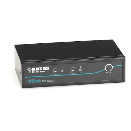Black Box BLACK BOX Servswitch Dt Dvi 2-Port w/ Emulated U KV9612A