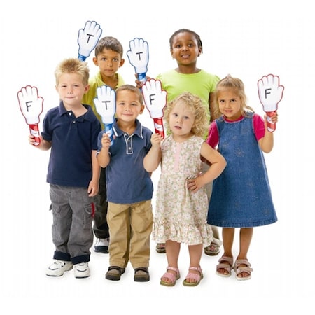 Easy-To-Organize in Hands-Up in Dry Erase Answer Boards, 24PK EA3755493