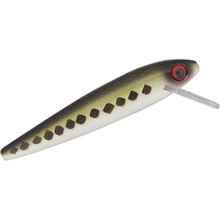 Rebel 3.5 in. Original Minnow 0.25 oz, Bass Slick F10-478V