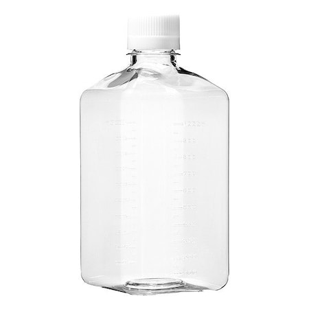 Zoro Select Media/Storage Bottle, PET, 210 mm H, PK12 BMPE1000