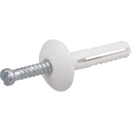 Hillman 3/16 in. D X 1 in. L Nylon Truss Head Truss Head Anchor, 100PK 370525
