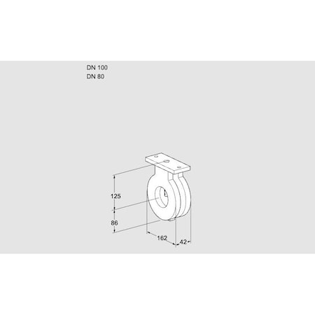 Honeywell Kromschroder Butterfly Valve - 4" ANSI Flange, Gas Flow Modulation, BVG100/80W05 KS88300150