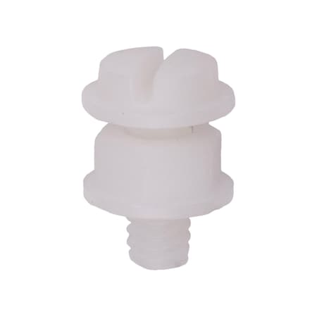Auveco Nylon License Plate Nut 1/4in-20 x 5/8, 50PK 17228