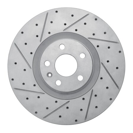 Dynamic Friction Co DFC Geoperformance Rotor - Drilled and Slotted 830-27051L