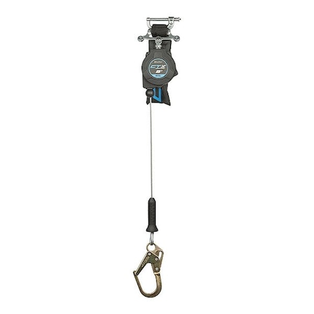 Falltech Self-Retracting Lifeline, Steel, 310lb, 8ft 83208SP0