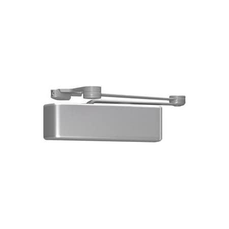 Lcn Closers XP Heavy Duty Door Closer, Cast Iron, Surface Mount, Spring Cush-N-Stop Arm, 689/AL 4040XP-SCUSH-AL