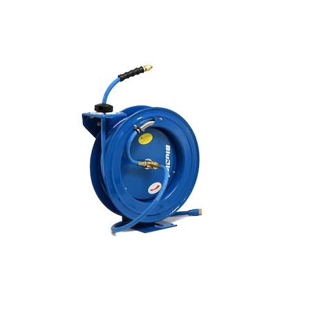 Blubird BluBird Rubber Air Hose Reel Heavy Duty Single Arm Assembly 3/8" x 75' BBRHD3875