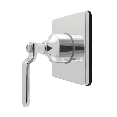 Kingston Brass Single-Handle Six-Way Diverter Valve with Square Trim Kit, Polished Chrome KS4041KL