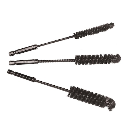 Innovative Products Of America 3-pc Tufted-End Bore Brush Set Stainless Steel 8093