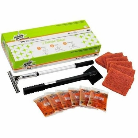 Scotch-Brite Cleaning Kit, Orange, Used On Griddle 710