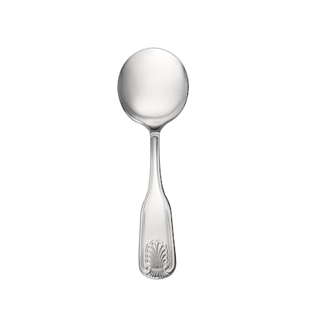 Cac Foodservice CAC Stainless Phoenix Bouillon Spoon 18/0 Heavy-Weight 6 3/8 in Set of 12, 12PK 3001-04