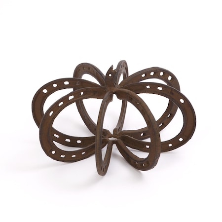 Gerson 10 in. Horseshoe Pumpkin Fall Decor 2349640