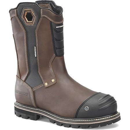 Matterhorn Men's Composite Toe Wellington Work Boot, Brown, 8, W, MT2540 MT2540-8W