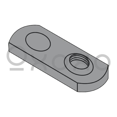 Oxoxo 10-32 One Projection Tab Weld Nut Plain Single, 1000PK 358051