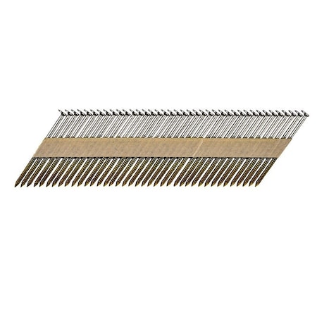 Pro-Fit Collated Nail, 2-3/8 in L, Stainless Steel, Bright, Round Head, Ring Shank 600362