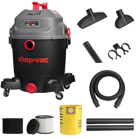 Shop-Vac 12 GAL 5.5 PHP WHISPER-QUIET W/D VAC 5430098