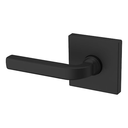 Baldwin Baldwin Preconfigured 5190 Lever with R017 Rose Left Hand Half Dummy Lock Satin Black Finish 5190190LDM