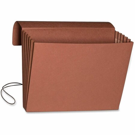 Smead Expanding Wallet, 514 Expansion, Flap and Cord Closure, Red Rope SMD71189
