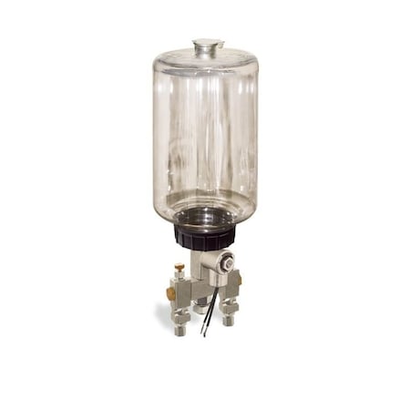 Oil-Rite 1/2 gal Capacity Multiple Feed Electro Lubricator with Polycarbonate Reservoir - 2, 120V/60Hz B3192-064021206B111GW