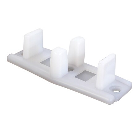 Prime-Line Prime-Line 1.38 in. D X 3 in. L Matte White Plastic By-Pass Guide 2 pc N 6562