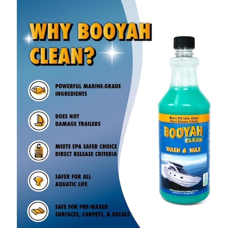 Booyah Boat Wash and Wax Liquid 1 qt 982-VL94Q1