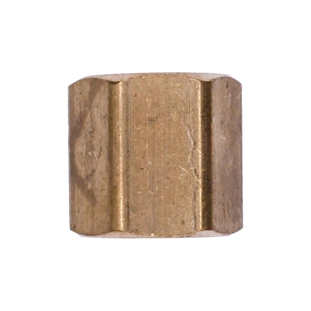 Auveco Brass Pipe Cap 1/8in Threads, 5PK 287