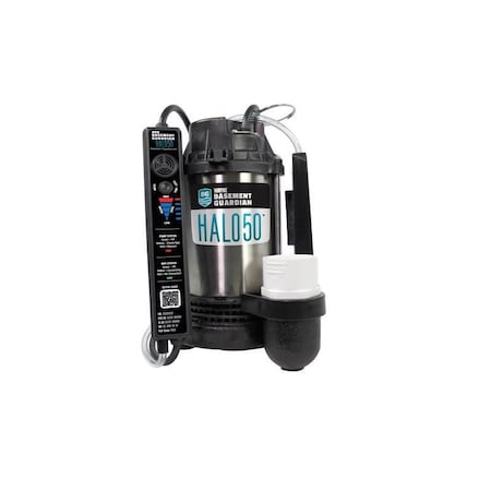 Wayne Basement Guardian 1/2 HP 91.5 gpm Stainless Steel Electronic Switch AC Submersible Sump Pump 8 HALO 50