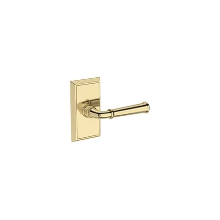 Baldwin Residential Door Levers Full Dummy Right Hand Non-Lacquered Brass FDDUNHFR031