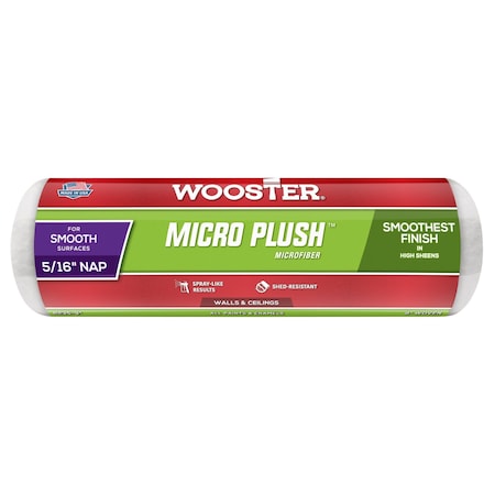 Wooster Micro Plush 9'' x 5/16'' Microfiber Roller Cover R235-9
