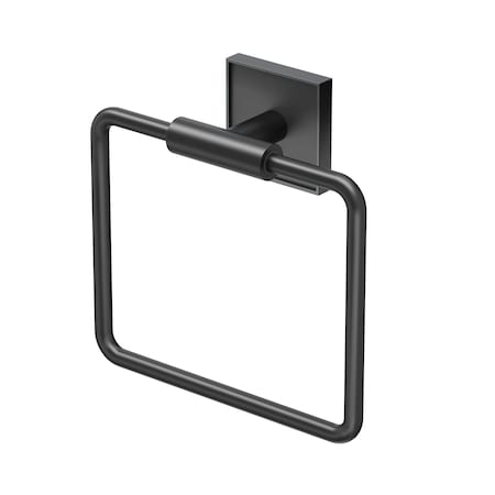 Gatco Mode Towel Ring, Matte Black 5612MX