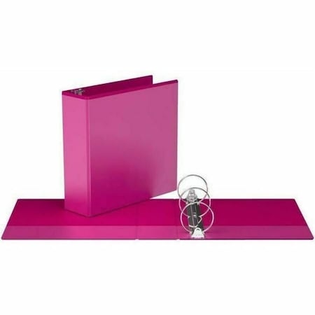 Davis Group Easyview Premium, Round Ring, Customizable, View Binder, (Pink, 3"), PK6 8414-43-06