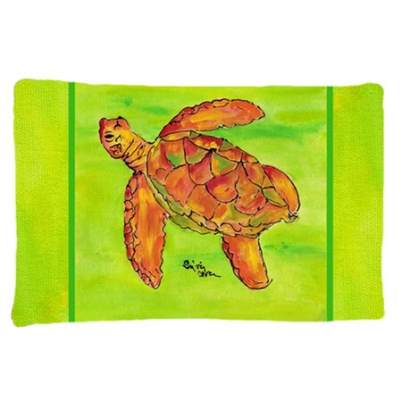 Carolines Treasures 20.5 x 30 in. Turtle Moisture Wicking Fabric Standard Pillow Case 8376PILLOWCASE