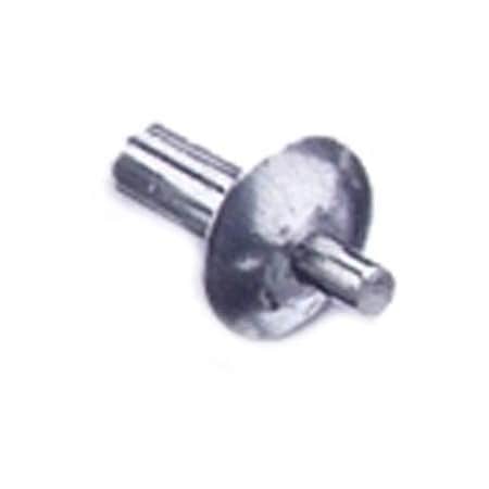 Southco Drive Rivet, Universal Head, 4 mm .156 in, Aluminum Alloy, Natural 38-105-04-13