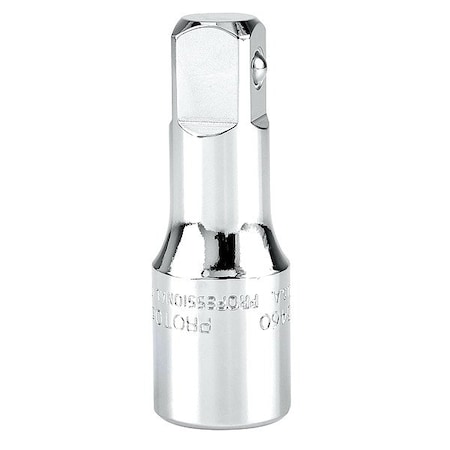 Proto Locking Extension 1/2" Dr, 2 1/2 in L, 1 Pieces, Chrome J5460