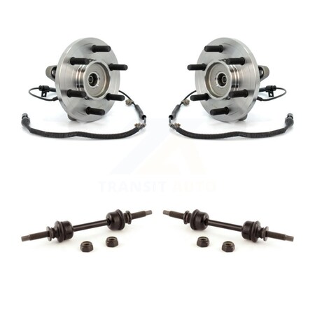 Transit Auto Front Hub Bearing Assembly And Link Kit For Ford F-150 With 6 Lug Wheels K7T-100723
