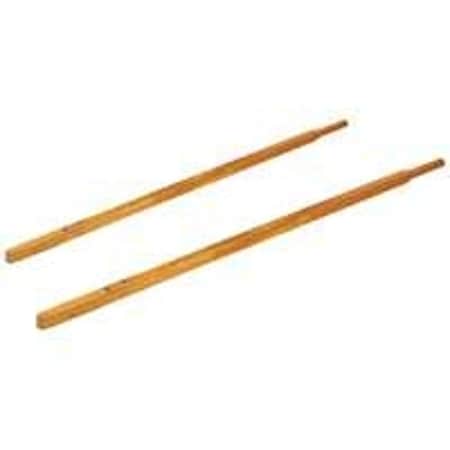 Landscapers Select Wheelbarrow Handle, 58 in L, Wood, Lacquered, For: 6 cu-ft Steel Wheelbarrow Kit 34569