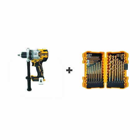 Dewalt Drill, 0.5 in, 2000 RPM DCD1007B/DW1361