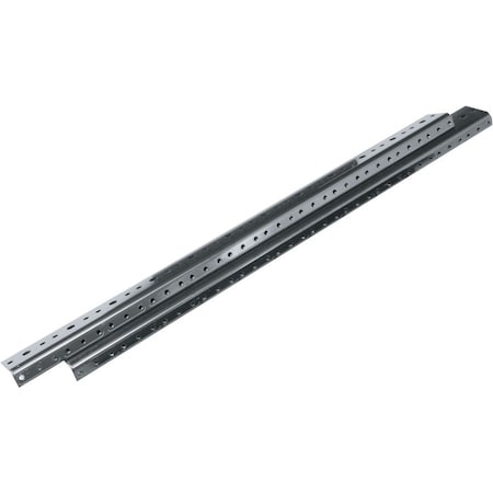 Middle Atlantic RACKRAIL, 10-32, 8 RU, DWR/EWR SERIES, HEAVY-GAUGE 10-32 THREADED RACKRAIL, SOLD DWR-RR8