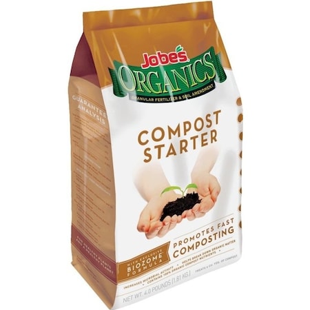 Jobes 0 Compost Starter, Granular, Brown, 4 lb 9926