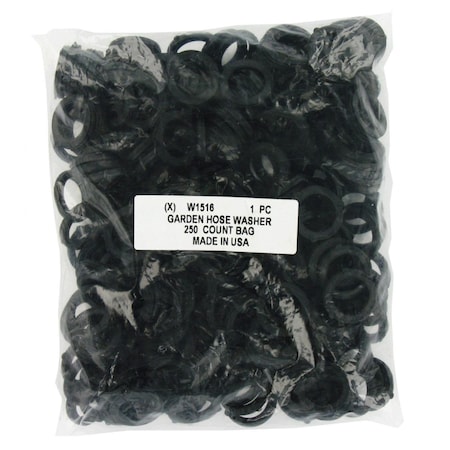 Bookazine Hose Washers, Black, 250PK TI3642017