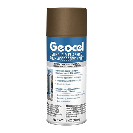 Geocel Shingle and Flashing Roof Paint, Cedar GC91108-6X