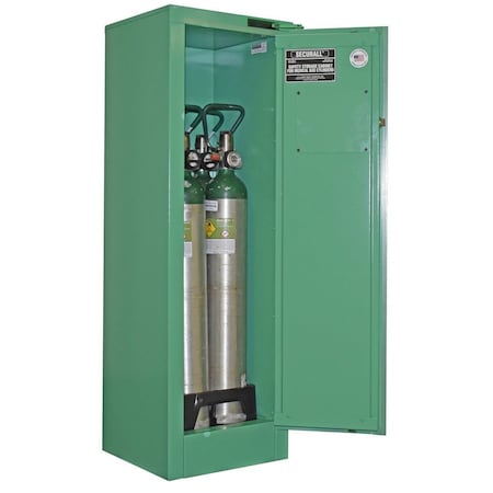 Securall Cylinder Storage Cabinet, White, Steel MG304FLP